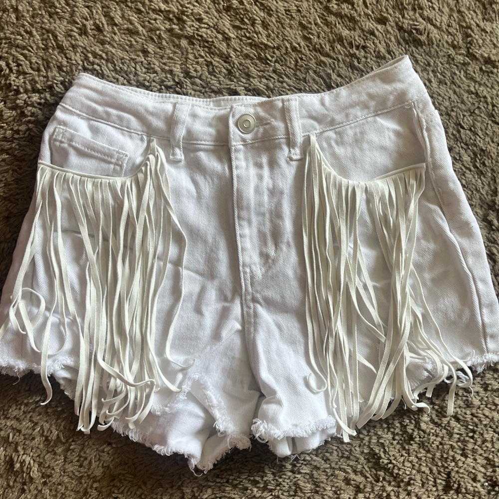 Altard State Fringe Denim Shorts